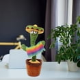 thumbnail image 4 of Juguete De Cactus De Peluche Cantando Y Bailando Figuras De Acción De Cactus Decoración Del Hogar Regalo Para Niños Vogacara AP005625-00, 4 of 6
