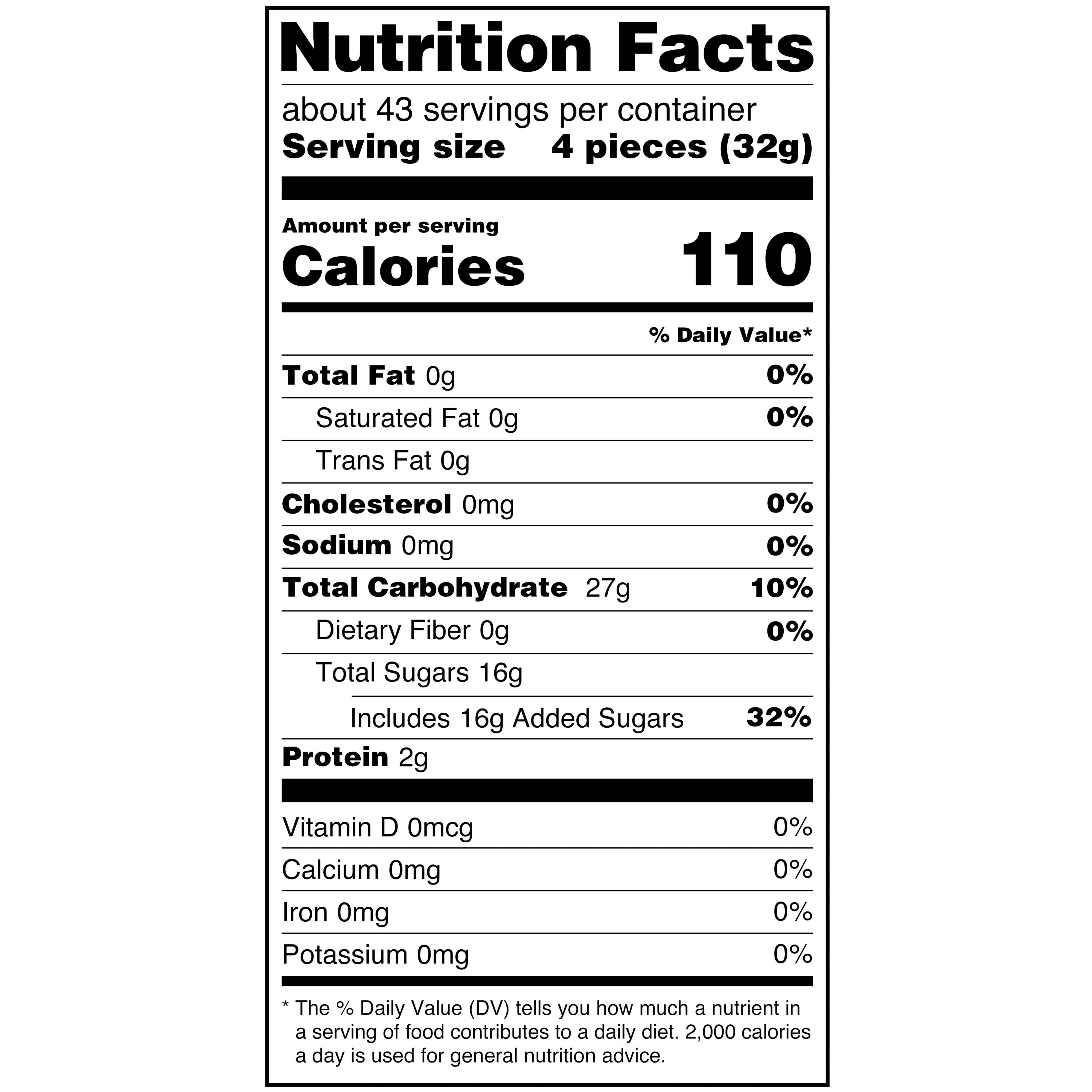 Great Value Peach Rings, 48 oz