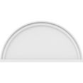 thumbnail image 3 of Ekena Millwork 28"W x 14"H x 2"P Half Round Smooth Architectural Grade PVC Pediment, 3 of 7