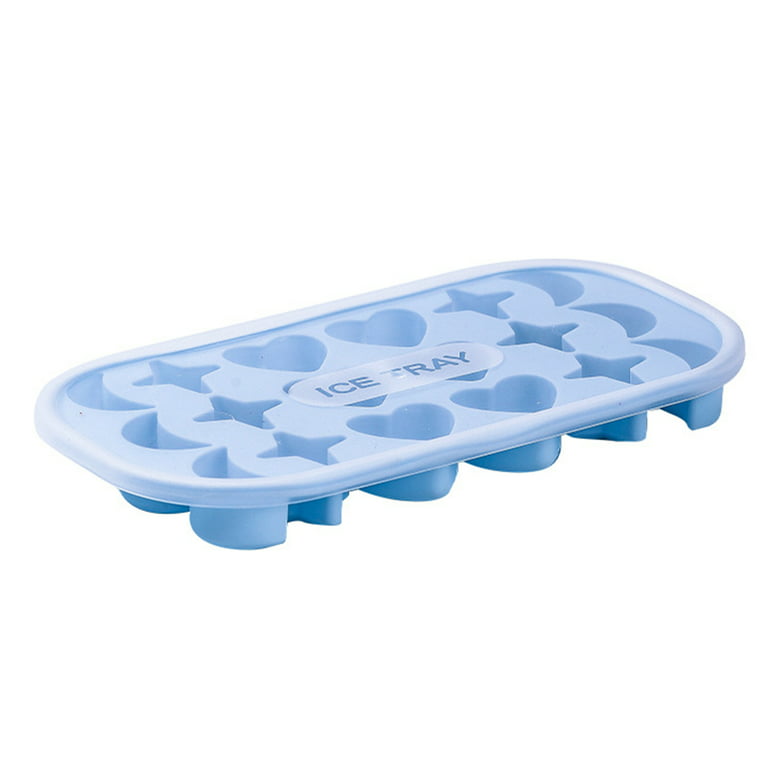 DOQAUS Ice Cube Trays 4 Pack, Easy-Release Silicone and Flexible 14-Ice  Cube Trays with Spill-Resistant Removable Lid, LFGB