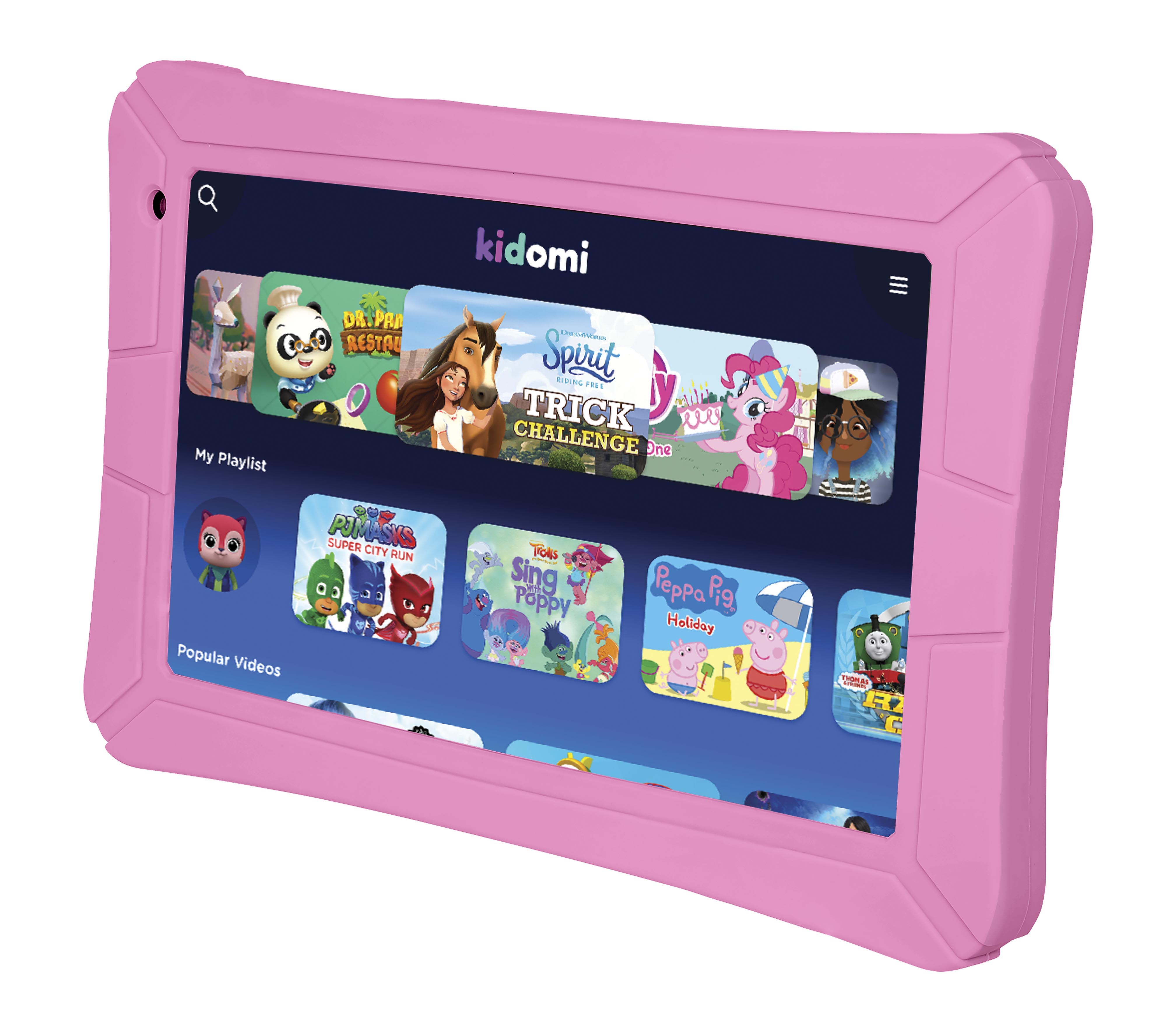 HighQ 7" Learning Tab Jr. featuring Kidomi, Gel Case Included, Quad Core Processor, 8GB Storage, Android 8.1 Go Edition, Dual Cameras, Kidomi Free Trial Included, Pink - image 5 of 6