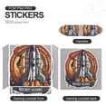 thumbnail image 5 of Decal Skin for PS4 Slim / PS4 Pro / PS4, Whole Body Vinyl Sticker Cover for Playstation 4 Console and Controller (Rocket-1), 5 of 5