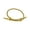 Gold, variant on lanema Unisex Adjustable Steel Rope Bracelet with Metal Clasp Stylish Wristband Minimalist Couple Jewelry for Men Women