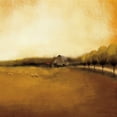 thumbnail image 2 of Venter, Tandi 26x26 Gold Ornate Wood Framed with Double Matting Museum Art Print Titled - Rural Landscape I, 2 of 4