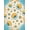 Ivory, Pattern 1, variant on ODIKA 2x3 Machine Washable Non-Slip Area Rug, Tropical Seashell Nautilus High Traffic Rug, Ivory, 708690