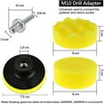 Rust Remover Car Polishing Sponge, Polishing Sponge Kit With Drill