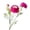 A003- Hot Pink, variant on Artificial Ranunculus Silk Flower Stems, Silk Flowers for Home Decor Indoor, Artificial Flowers for Decoration, Faux Flowers for Indoor Decor, 3 Heads Flocked Red Orange