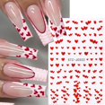 thumbnail image 3 of Pegatinas de uñas ZASKHLD para San Valentín, autoadhesivas, en 3D, con forma de corazón, 6 unidades, 3 of 9