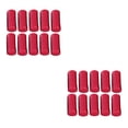 thumbnail image 2 of Jumpingount 6 Piezas Peluquería Durabilidad Estilo tonto Operación Rizador de cabello Diseño único Peluquería Herramientas para rizar 11 11 morado y rojo 10 piezas 2Conjunto, 2 of 6