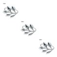 thumbnail image 2 of Bewildely 12 unids/set de servilleteros de alta calidad con forma de hoja, servilleteros para banquetes, decoración de Metal, hebillas para Type3 NO3, 2 of 6