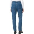 thumbnail image 2 of Kirkland Signature Women's High-Rise Straight Leg Jean (Blue 8x28), 2 of 2