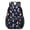 Astronaut and Dog, variant on Astronaut and Alien Black Pattern 17" School Backpacks for Teens,Waterproof Oxford Fabric,S-Shape Padded Straps for School,Travel,Hiking,Camping