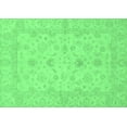 thumbnail image 1 of Ahgly Company Indoor Rectangle Oriental Emerald Green Traditional Area Rugs, 4' x 6', 1 of 4