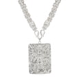 thumbnail image 1 of Baohd Collier Pendentif Géométrique Rectangulaire Chaînes Réglables Colliers Décor Bijoux pour Rendez-Vous Fête Cadeau Bijoux, 1 of 1