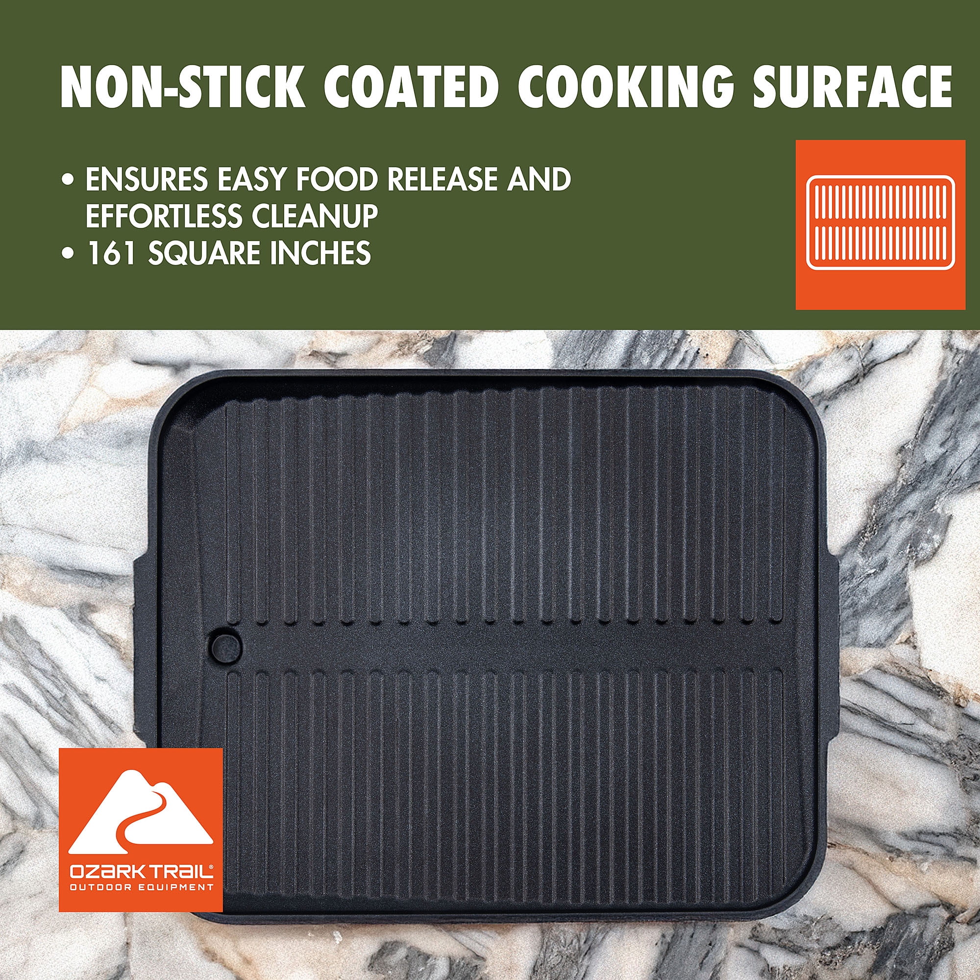 Ozark Trail 1-Burner 161 sq in Butane Outdoor Griddle
