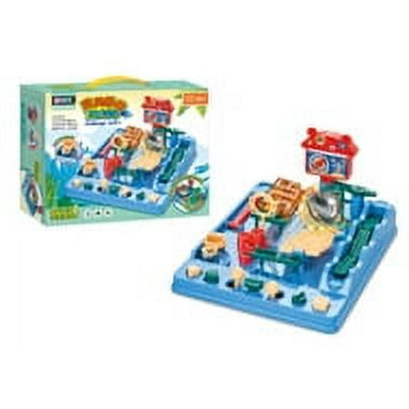 Ball track toy children's marbles game parent-child interactive jungle water adventure a generation