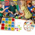 thumbnail image 4 of Shape Color Geometric Matching Game Kids Color SensoryS Educational Toy For Kids E5P7, 4 of 6