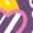 HEATHER PURPLE, variant on Instant Message - Easy Peasy Lemon Squeezy - Youth Girls Fitted Short Sleeve T-Shirt