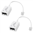 thumbnail image 2 of Divisor de Filtro DSL de 12 Uds, Divisor ADSL para Línea Telefónica Macho A 2 Hembras RJ11 6P4C/6P2C, Adaptador Convertidor de Módem Telefónico, 2 of 8