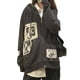 thumbnail image 1 of VISgogo Sudadera con Capucha para Mujer con Cremallera Suave, Elegante Estampado de Letras Estilo Casual Ropa Suelta de Primavera VISgogo  moda, 1 of 9