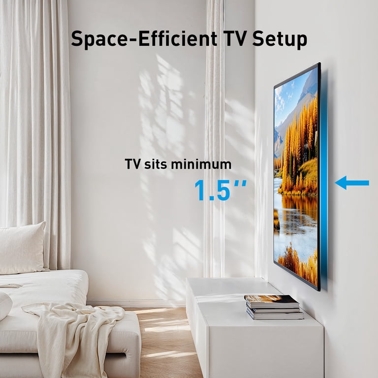 Mountftv Tilting TV Wall Mount for 37-82 Inch Flat Screens photo 3