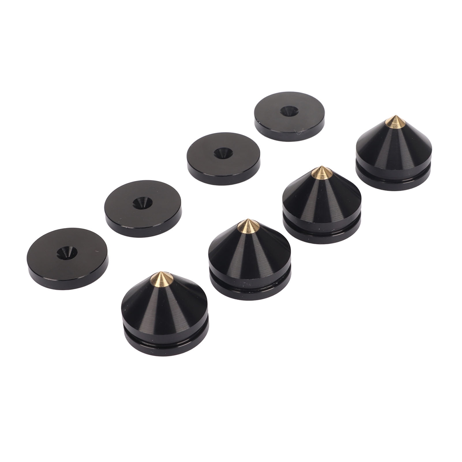 Speaker Spike Pads, Noise Reduction Isolation Feet Pads High Stiffness Shock Absorption For CD
