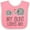 Pink and White, variant on Inktastic My Aunt Loves Me Boys or Girls Baby Bib