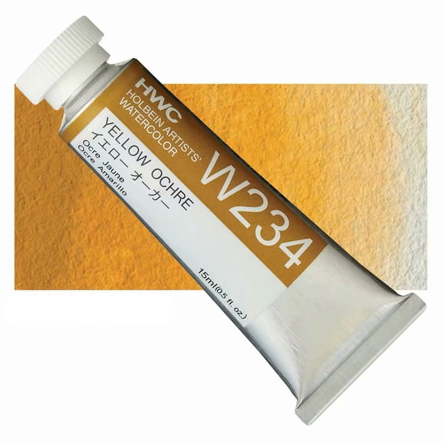 Holbein Acuarelas Profesionales para Artistas, Tubo de 15ml, Ideal para Pintores, Aficionados, Principiantes y Estudiantes, A-W234
