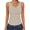 Almond, variant on Women's Ribbed Knit V Neck Tank Tops 2026 Summer Slim Fitted Basic Tee Soft Camisole Tops Casual Sleeveless Shirts Grey M