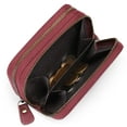 thumbnail image 3 of Small Genuine Leather Wallet For Women, Rfid Blocking Credit Card Holder(Wine Red), 3 of 6