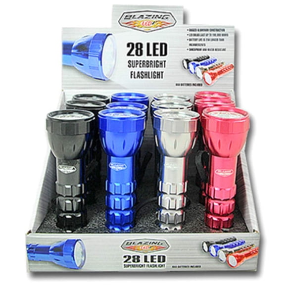 Linterna BLAZING LEDZ, 28 LED, 160 lúmenes, pila AAA