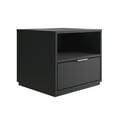 thumbnail image 2 of Nexera Hunter 2 Drawer Nightstand, Black, 2 of 6