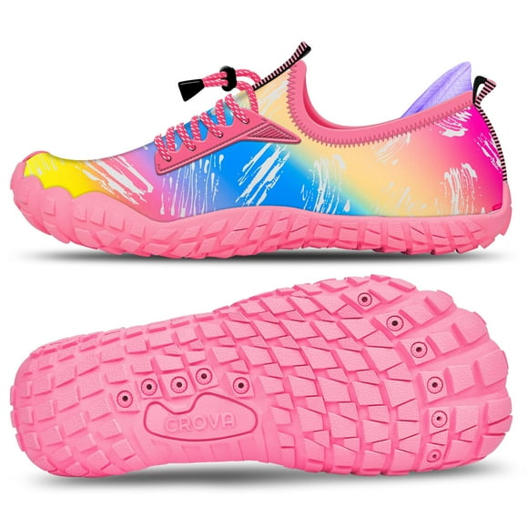 Zapatos acuáticos CROVA con empuñaduras de tacón integradas para niños, senderismo y niños grandes