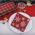 thumbnail image 5 of YIKA Christmas Plaid Napkins Plaid Paper Towel For Christmas Party Supplies Christmas Decoration A, 5 of 5