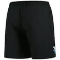 thumbnail image 3 of Men's Mitchell & Ness Black Charlotte Hornets Hardwood Classics 1989-2002 Throwback Logo Heritage Shorts, 3 of 3