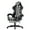 Gray, variant on Huracan Gaming Chair for Adults High Back Gaming Chair with Footrest & Massage Lumbar Pillow Adjustable Height Office Chair with Headrest, Ergonomic Swivel Gamer Chair,Pink