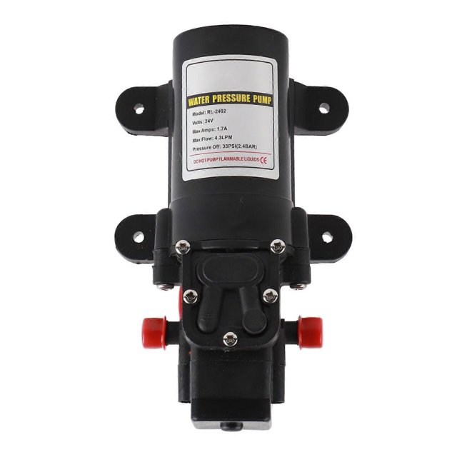 Water Pressure Diaphragm Pump Self Priming Diaphragm Pump High Pressure Water Pump for Outdoor RL 2402 24V