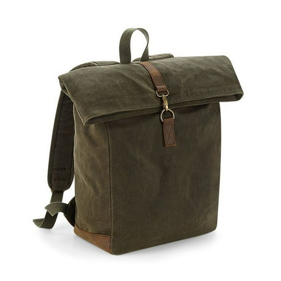Quadra Heritage Leather Accents Knapsack