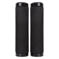 thumbnail image 1 of Poignées de guidon de vélo à double verrouillage, antidérapantes et absorbantes, en éponge, pour guidon de 2,22 cm, noires, 1 of 4