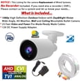 thumbnail image 2 of Evertech 1080p HD Bullet Security Camera Set with 25ft Video and Power CCTV Cable and 12V DC Power Supply Adapter, 2 of 6