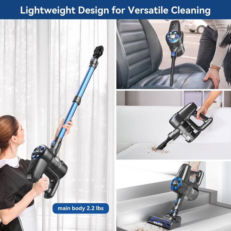 INSE N600 Wireless Vacuum Cleaner, 6 in 1 Stick Vacuum with 20kPa