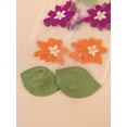 thumbnail image 5 of CAILDANL Women's 4 Pairs Sheer Mesh Flower Patterned Thin Casual Crew Socks Transparent Cute Summer Socks, 5 of 5