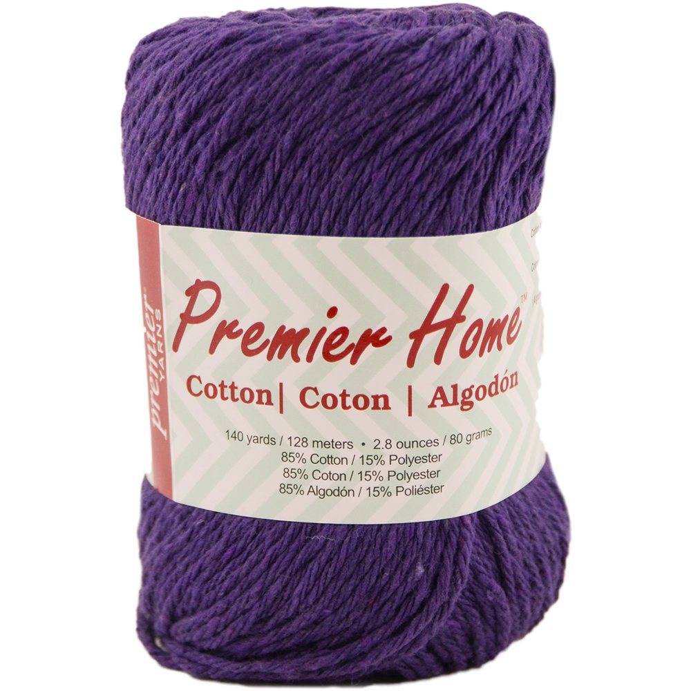 Home Cotton Yarn SolidEggplant