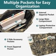 thumbnail image 3 of FORMRS Tote Bag for Women Quilted Large Capacity Travel Work Carry On Shoulder Handbag, Golden Elegance, 3 of 7
