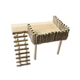 thumbnail image 4 of Soporte de , estante, madera, jerbo, muebles de habitación, túnel, escondite para ratas, escalera para hámster para animales pequeños, rata E, 4 of 8