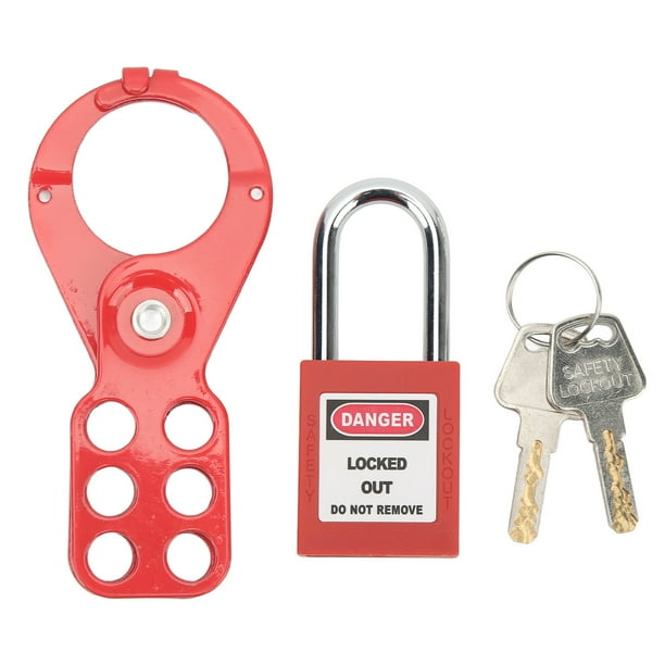 Safety Hasp Lock,Lockout Tagout Kit With Electrical Lock Out Tag Out