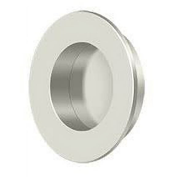 Deltana FP178U14 1-7/8" Diameter Pocket Door Round Flush Pull Polished Nickel