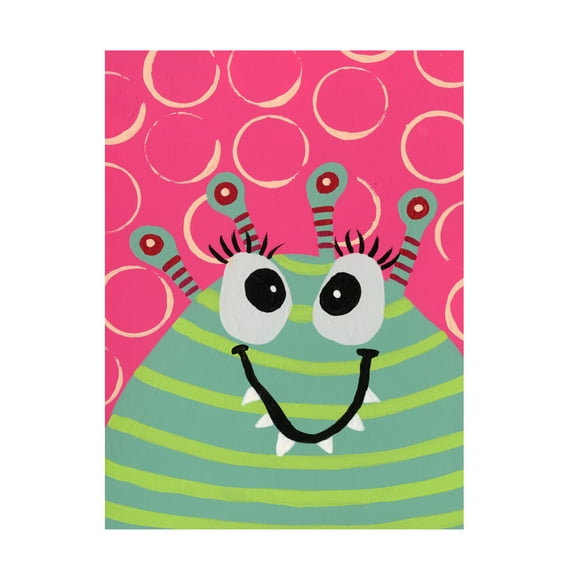 Regina Moore 'Happy Creatures VII' Canvas Art