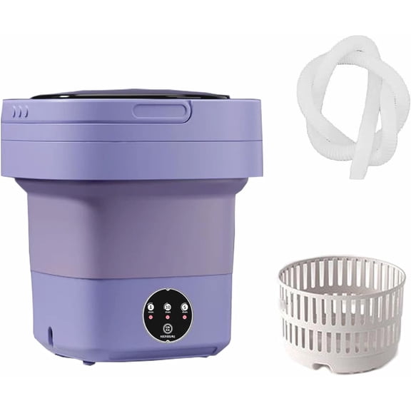 Mini Washing Machine 8L Folding Portable Sterilization Drying Laundry Machines