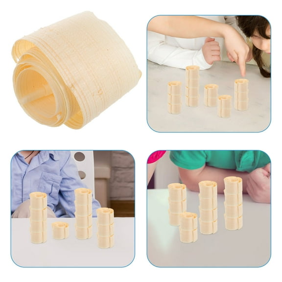 MLINS Wood Shavings for DIY Projects and Seasonal Decorating with Natural Aroma 20pcs